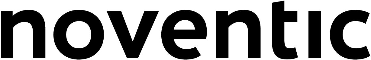 Logo noventic in schwarz